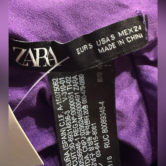 ZARA Purple Ruffled Kids One Piece Swimsuit - Picture 14 of 16